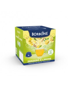 16 Capsule Borbone Per TISANA ZENZERO E LIMONE Dolce Gusto