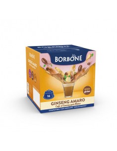 16 Capsule Borbone per bevanda solubile al GINSENG AMARO...