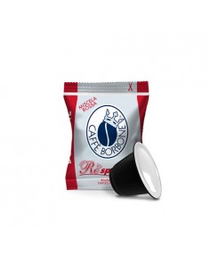 100 Capsule Caffe' Borbone Respresso Miscela Rossa...