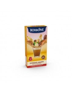 10 Capsule Borbone Solubile GINSENG AMARO Nespresso