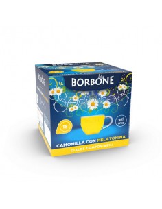 18 CIALDE BORBONE PER CAMOMILLA CON MELATONINA