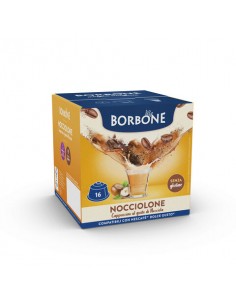 16 Capsule Borbone NOCCIOLONE Per Bevanda Solubile Al...