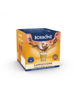 16 Capsule Borbone CAPPUCCIONE Per Bevanda Solubile al...